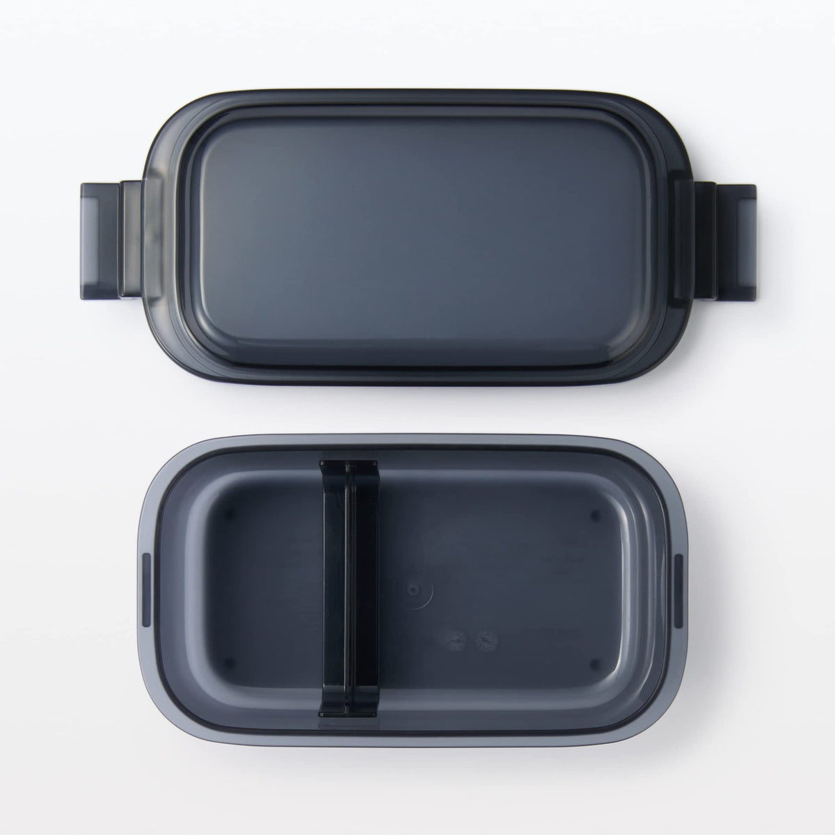 MUJI Washable Bento Box Black 670mL for Easy Meal Prep