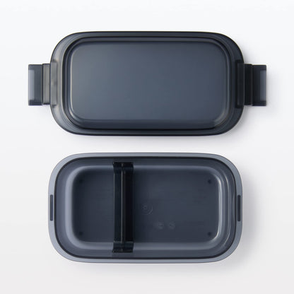 MUJI Washable Bento Box Black 670mL for Easy Meal Prep