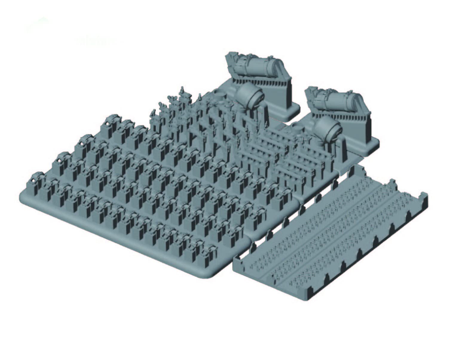 MJ Miniatures 1/35 WWII German OVM Clamp Tool Set Model Parts