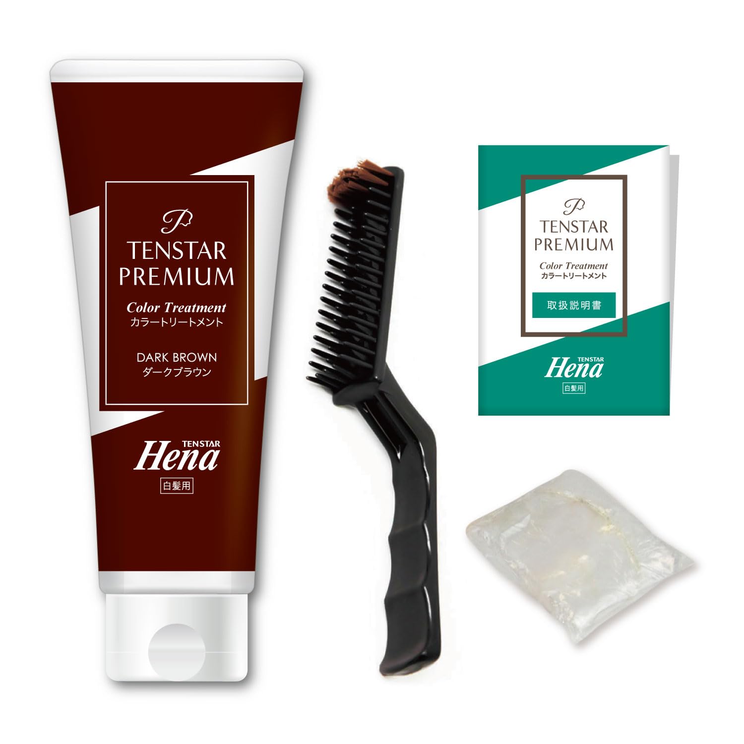 Tensstar Premium Color Treatment Dark Brown 200g for Hair Coloring