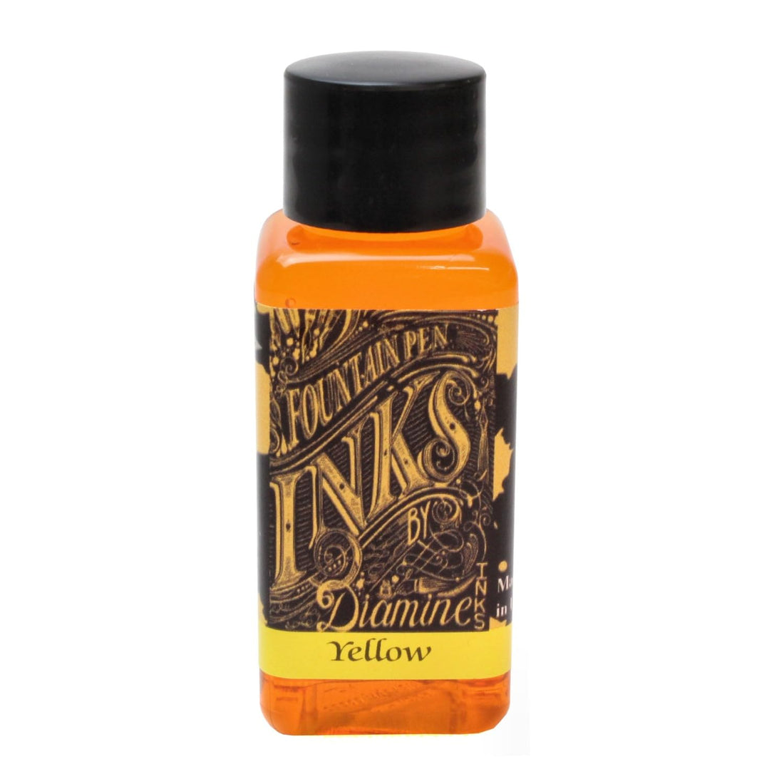 Diamine Bottle Ink Yellow 203 30ml for Vibrant Writing