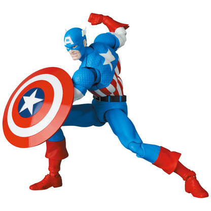 Medicom MAFEX No.217 Captain America Comic Version Action Figure 160mm