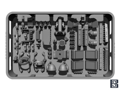 BSK Model 1/35 Scale Detail Parts Set for WW2 M3 Stuart Tank