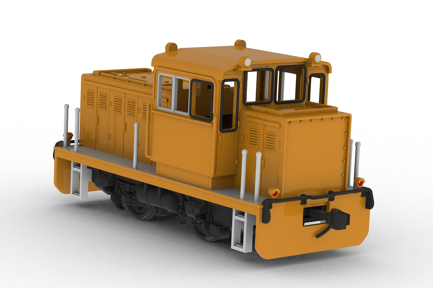 Plum 1/80 Scale Locomotive Model Kit Yellow Plastic