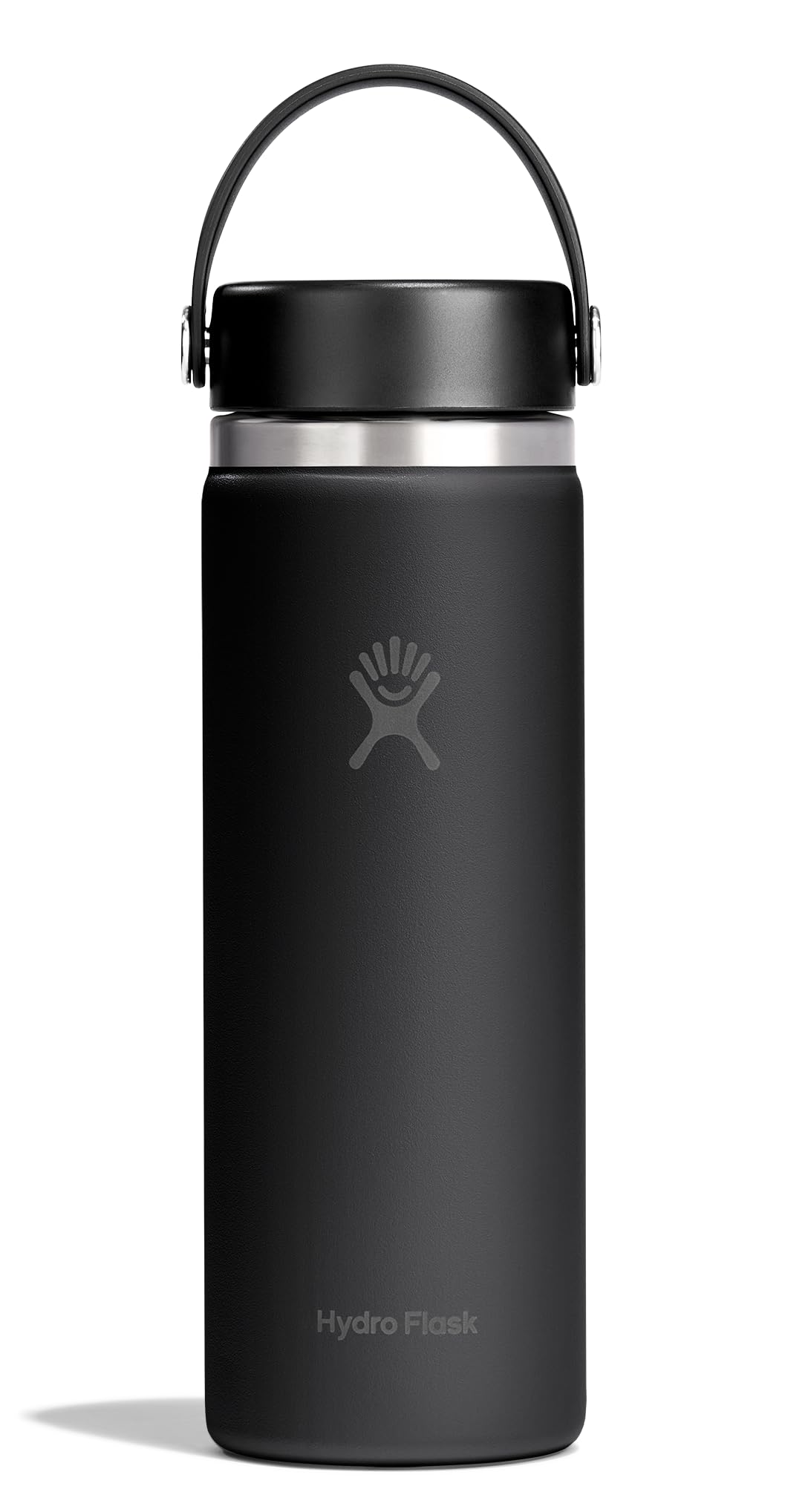 Hydro Flask Wide Mouth 20oz Water Bottle in Black