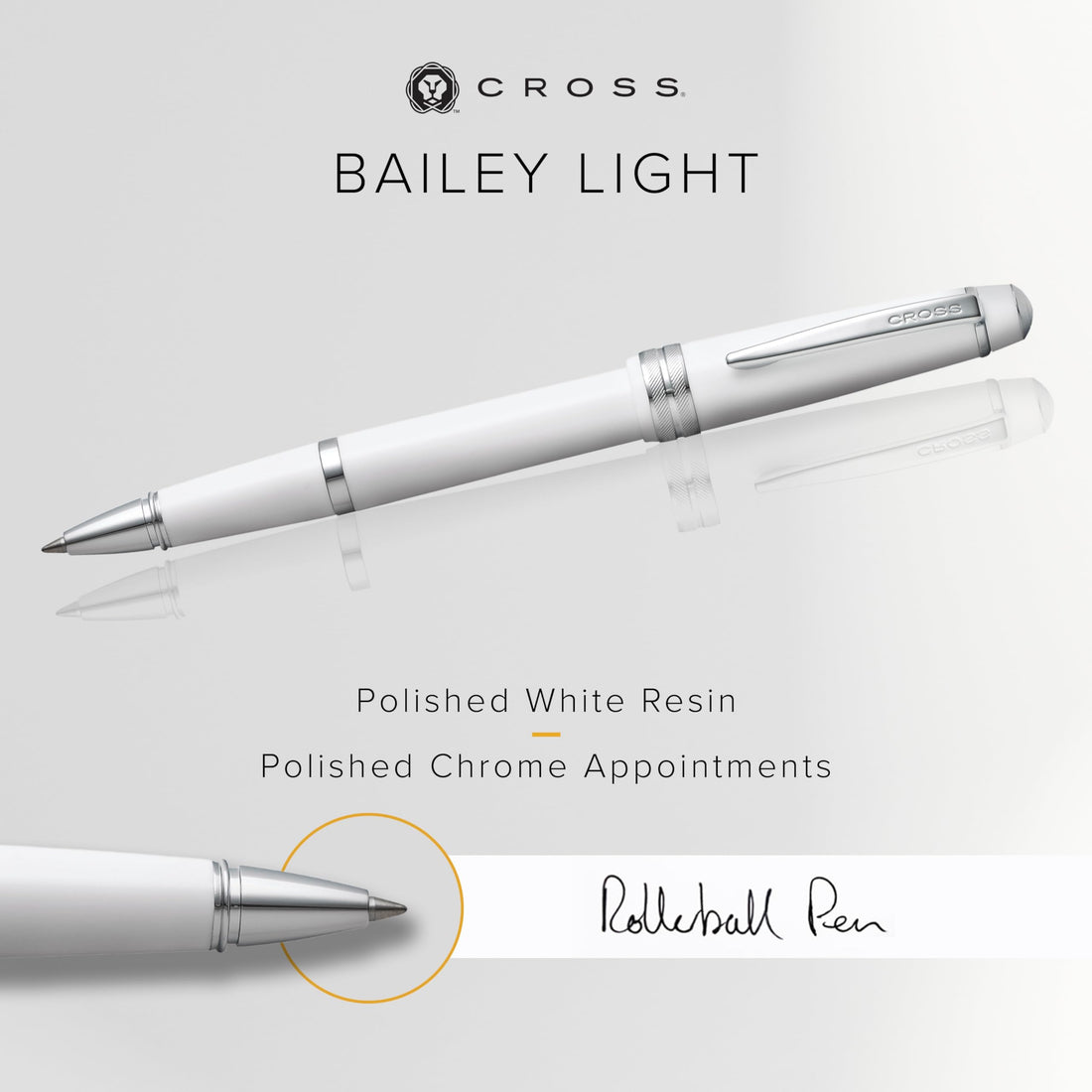 CROSS Roller Ball White for Smooth Application