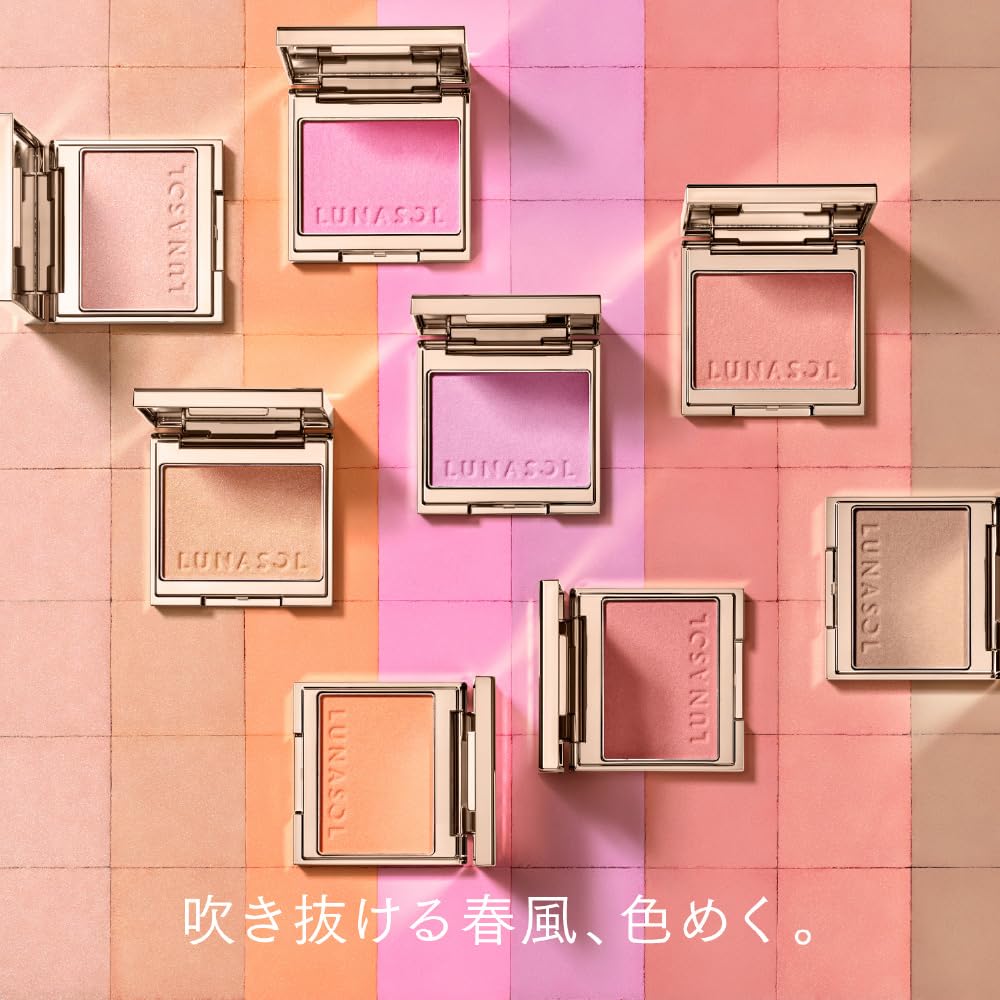 LUNASOL Color Breeze Blush 5.5g Misty Aura for Natural Radiance