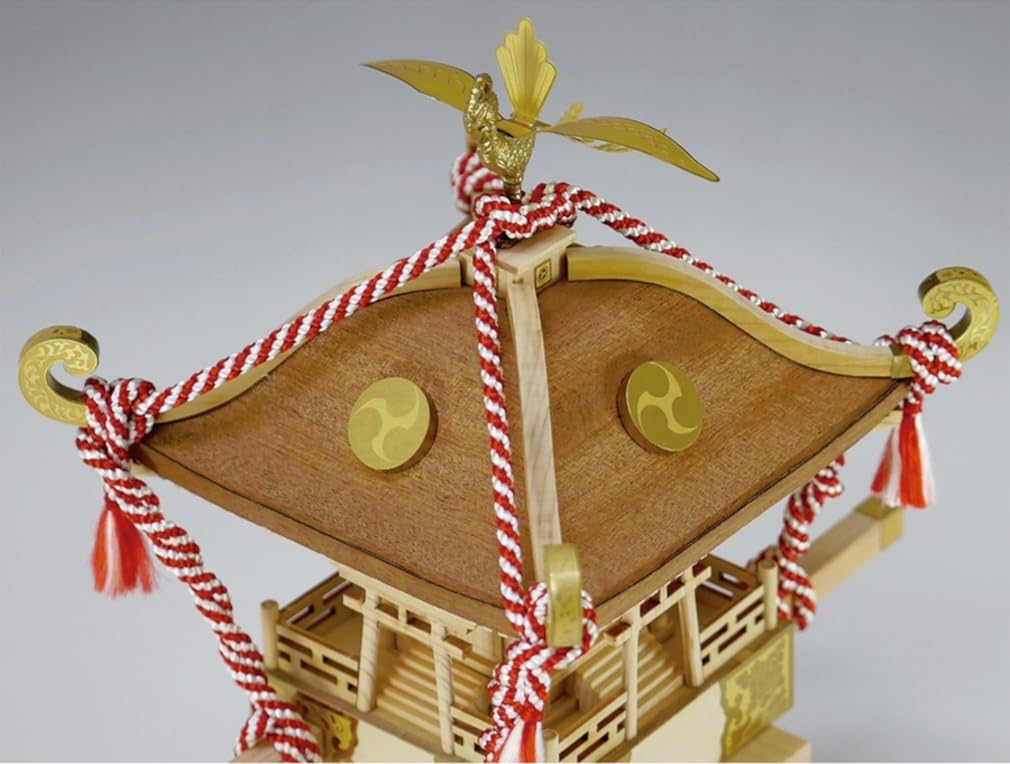 Woody JOE Mini Mikoshi Wooden Model Kit for Scenic Displays