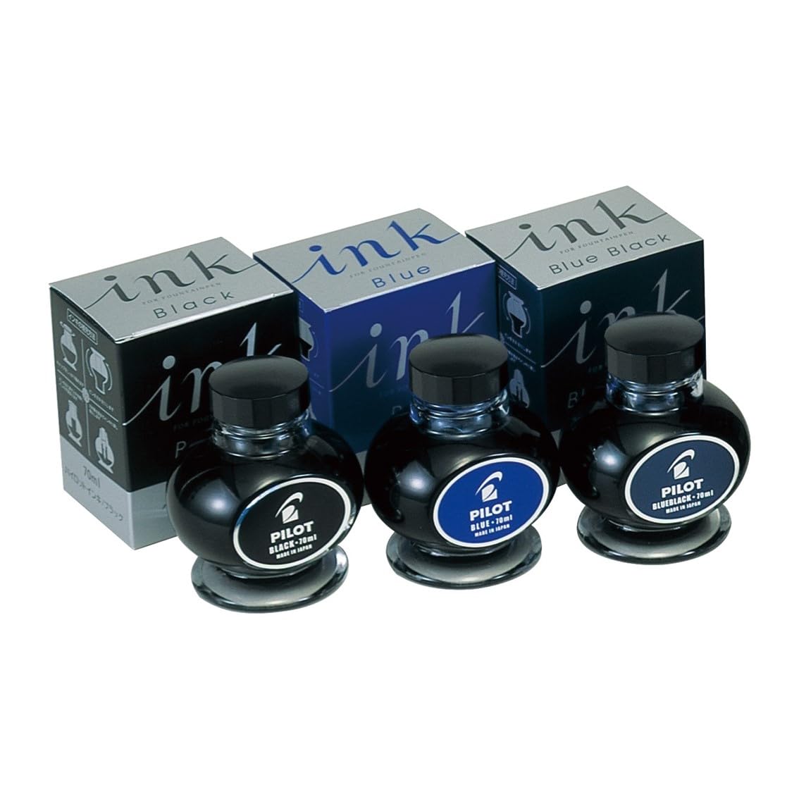 PILOT Ink for Plunger Fountain Pens Blue Black 70ml