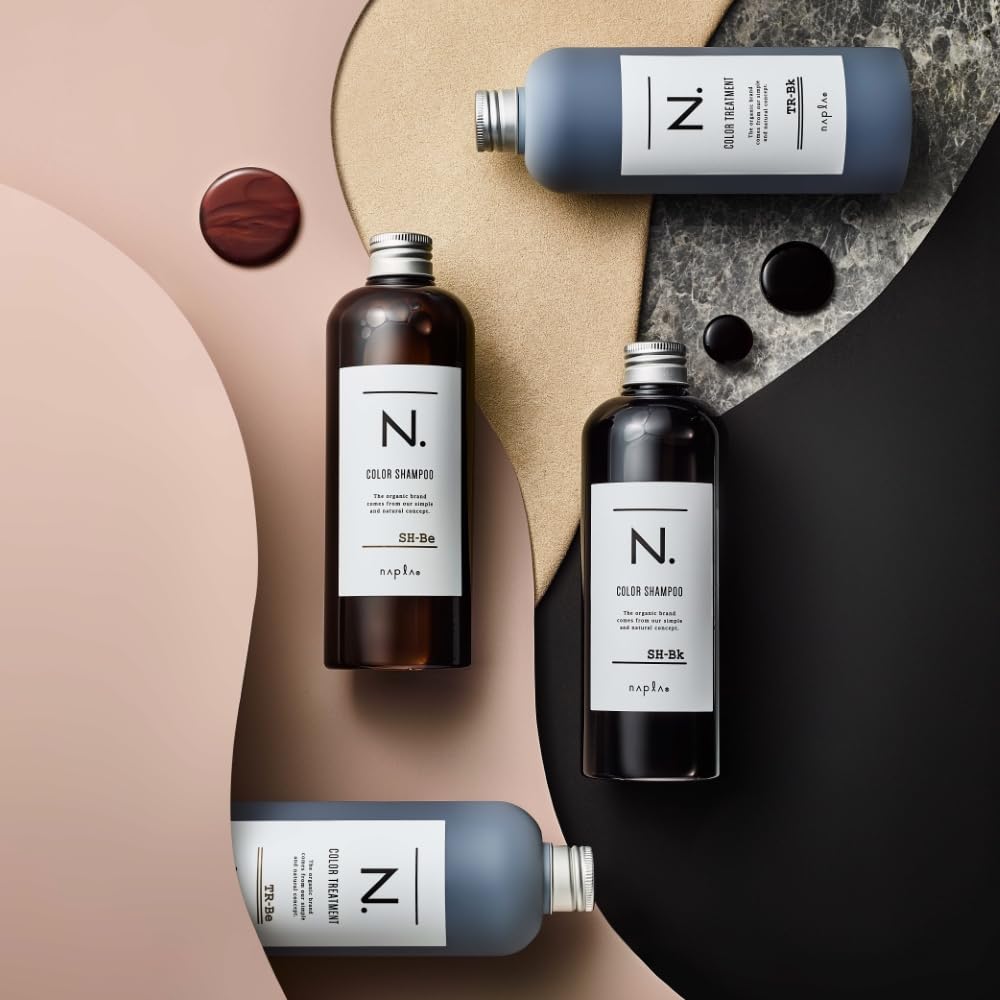 N. Color Shampoo Bk 320ml for Black Hair Maintenance
