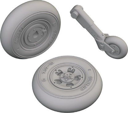 Eduard 1/72 Spitfire Mk.I/II/V Wheel Model Parts for IBG