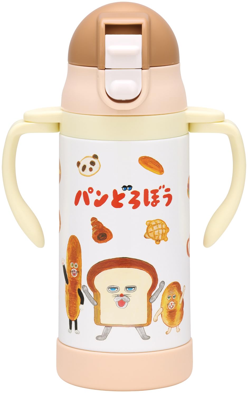 Skater 2WAY Stainless Steel Baby Mug with Straw 350ml