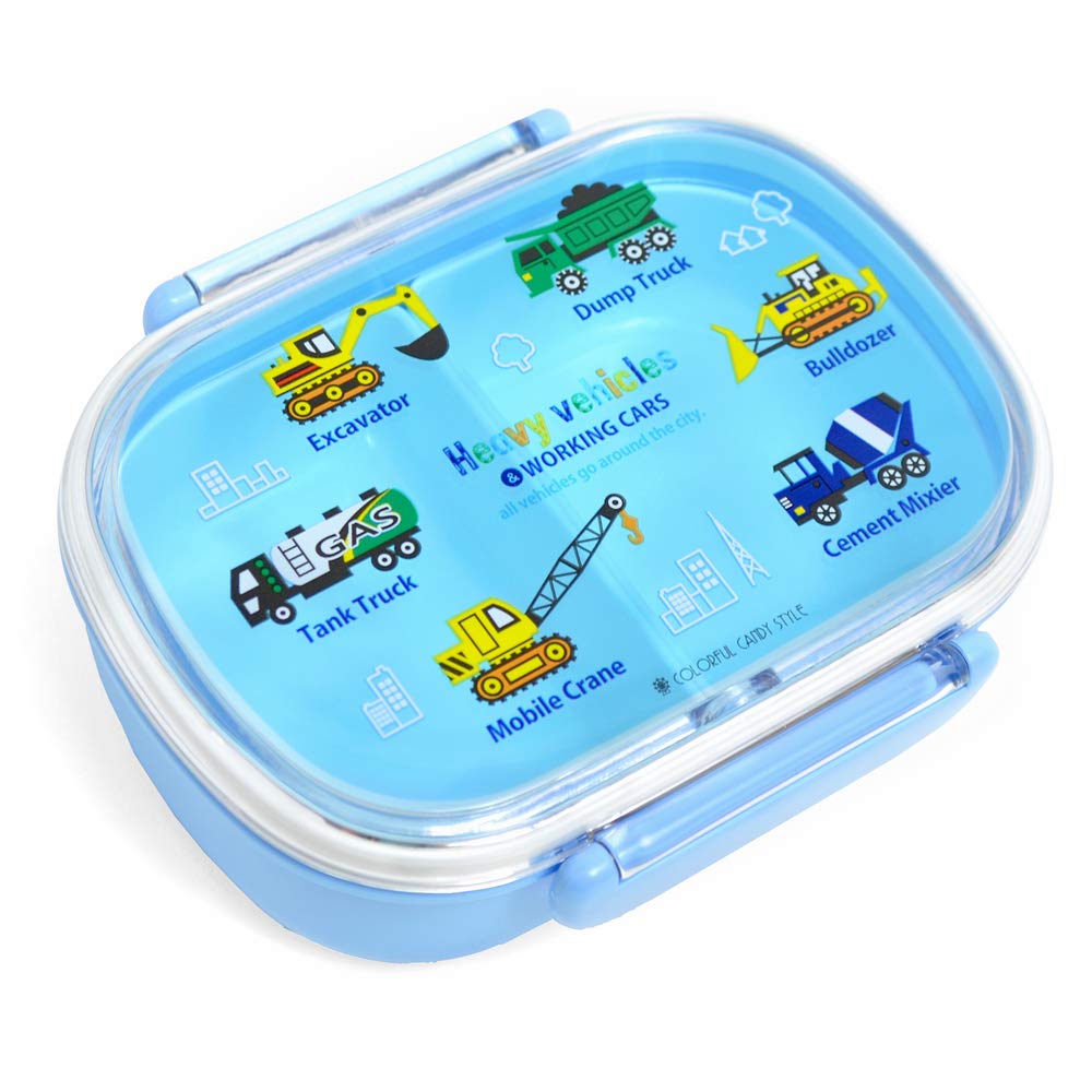 COLORFUL CANDY STYLE Lunch Box for Kids with Fun Car Design