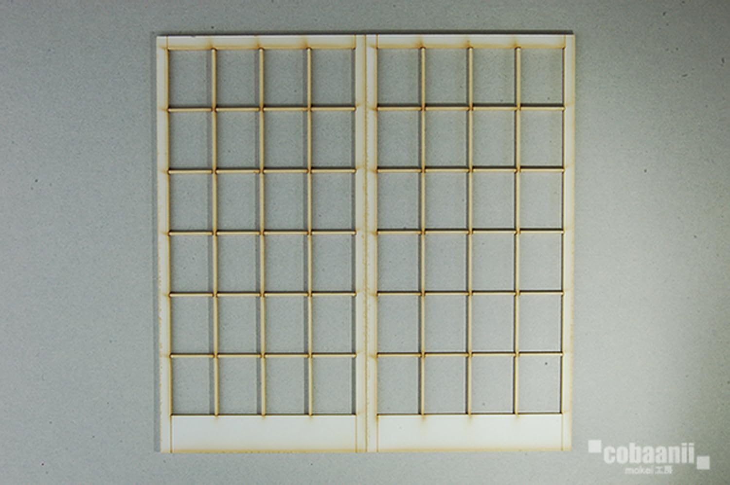 Cobaanii mokei Wooden Assembly Kit Shoji Design 1/12 Scale
