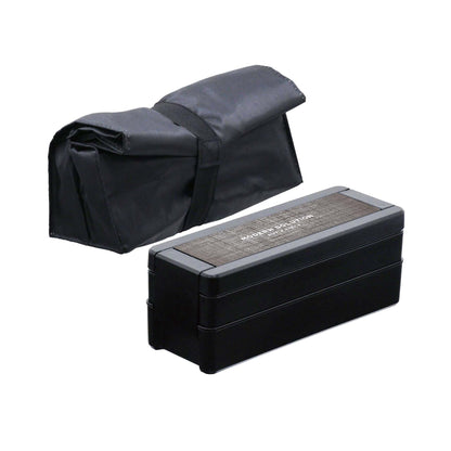 Lustroware Bento Box Easy Care 2-Tier 950ml with Insulated Bag
