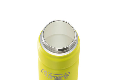Coleman(コールマン) 真空断熱スポーツボトル/710ml(ライムイエロー) 水筒 保冷 直飲み スポーツドリンク対応 ワンタッチオープン ハンドル付き セラミック加工