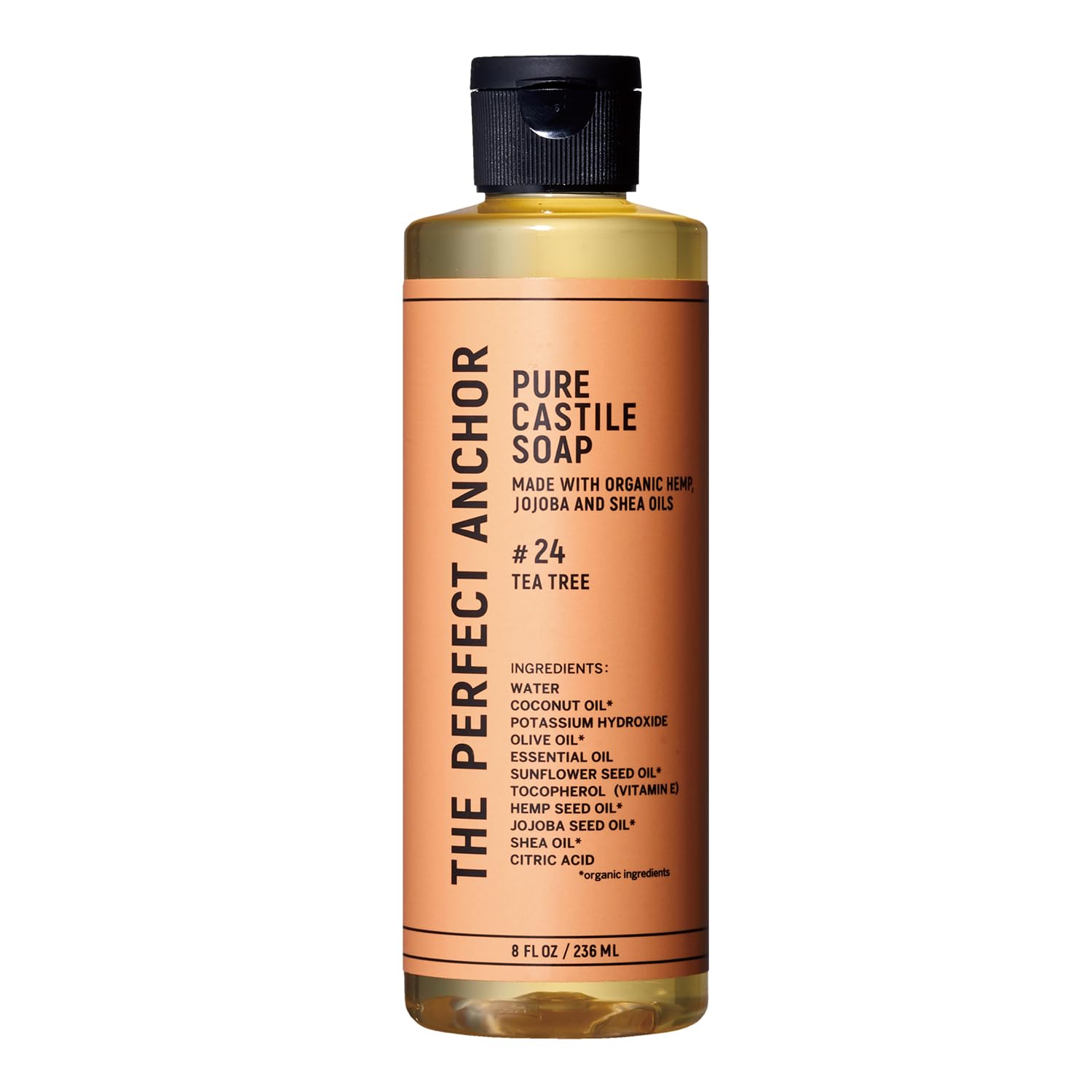 The Perfect Anchor Tea Tree Cleanser 236mL Organic Body Wash