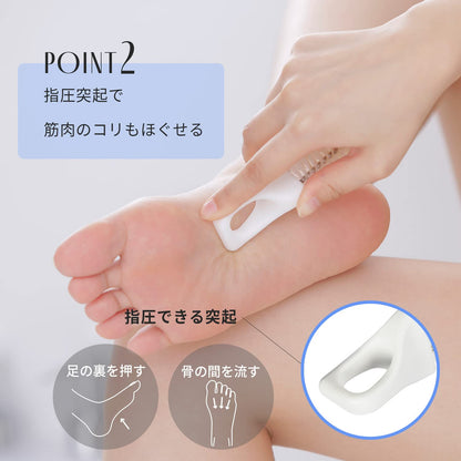 Marna Foot Cleansing Brush for Smooth Feet and Exfoliation
