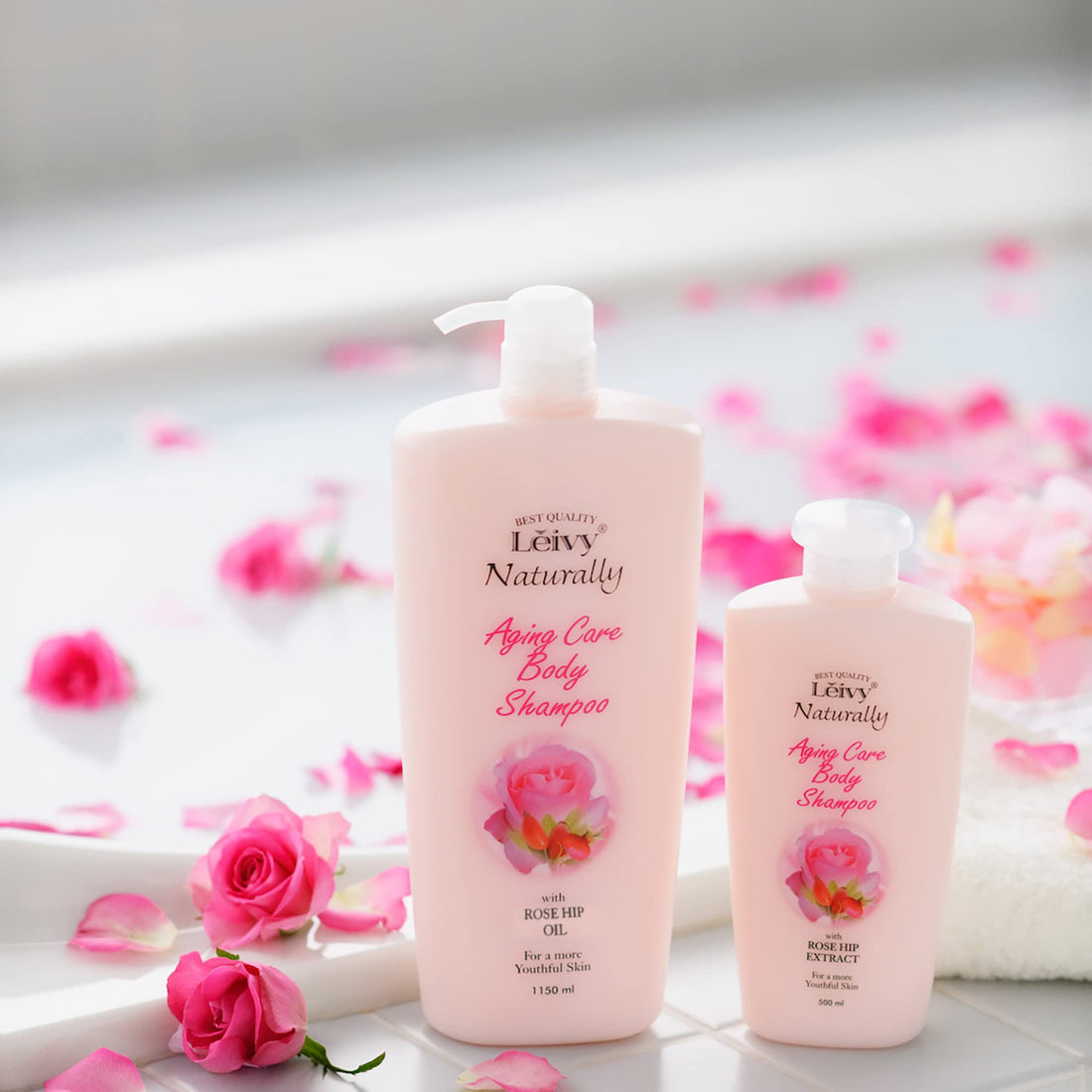 Leivy Body Shampoo Rosehip 1150ml for Nourished Skin