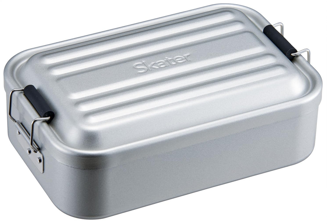 Skater Aluminum Lunch Box 1000ml with Dome Lid for Easy Cleaning