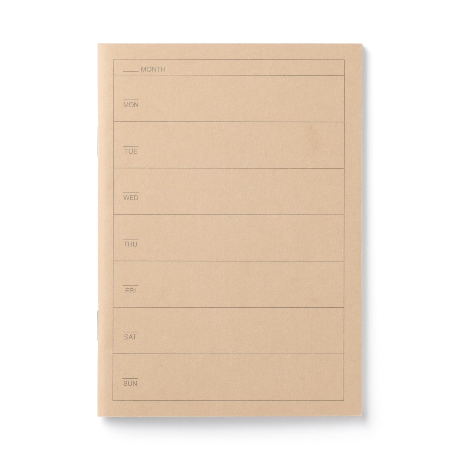 MUJI Weekly Notebook A6 Size with 32 Pages for Planning