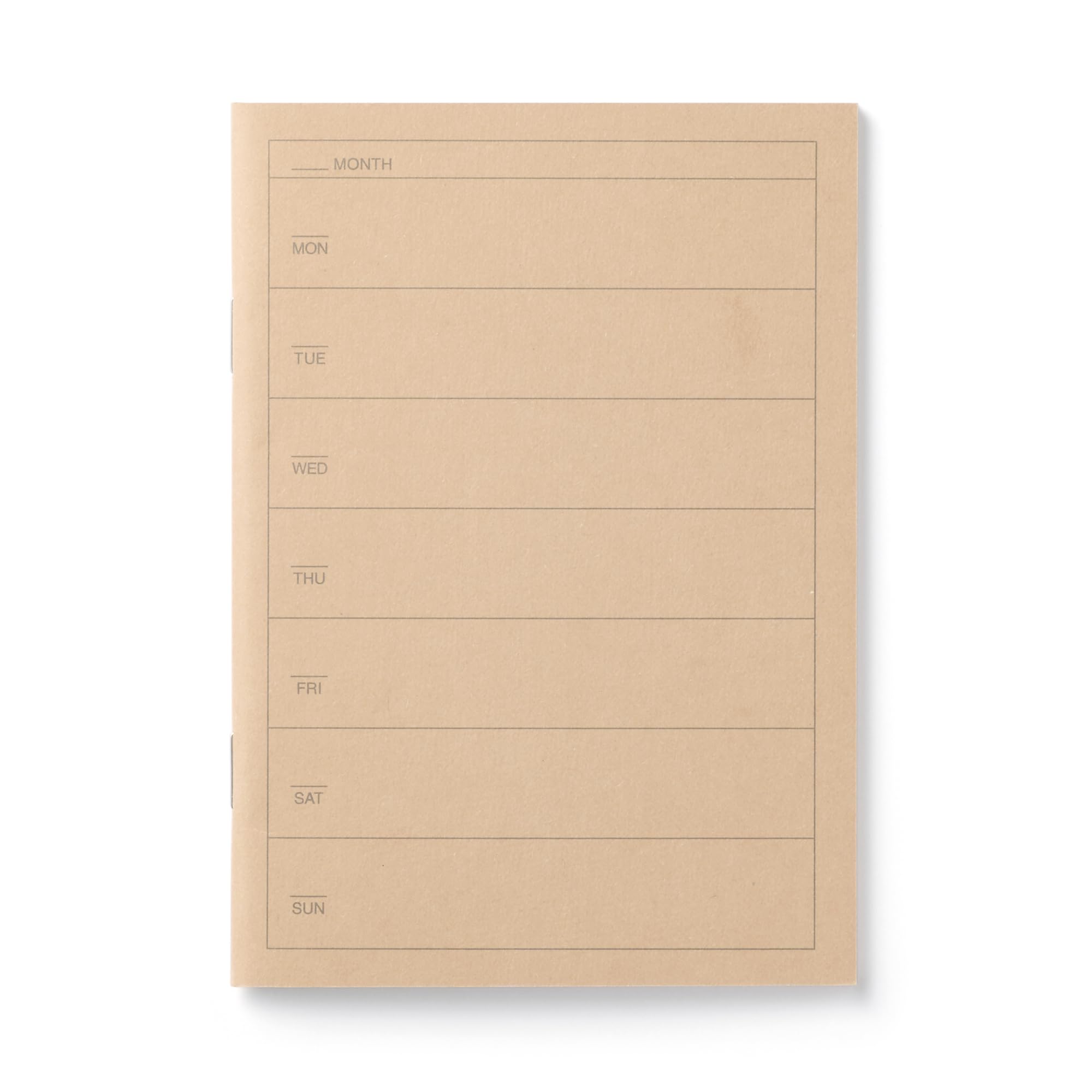 MUJI Weekly Notebook A6 Size with 32 Pages for Planning