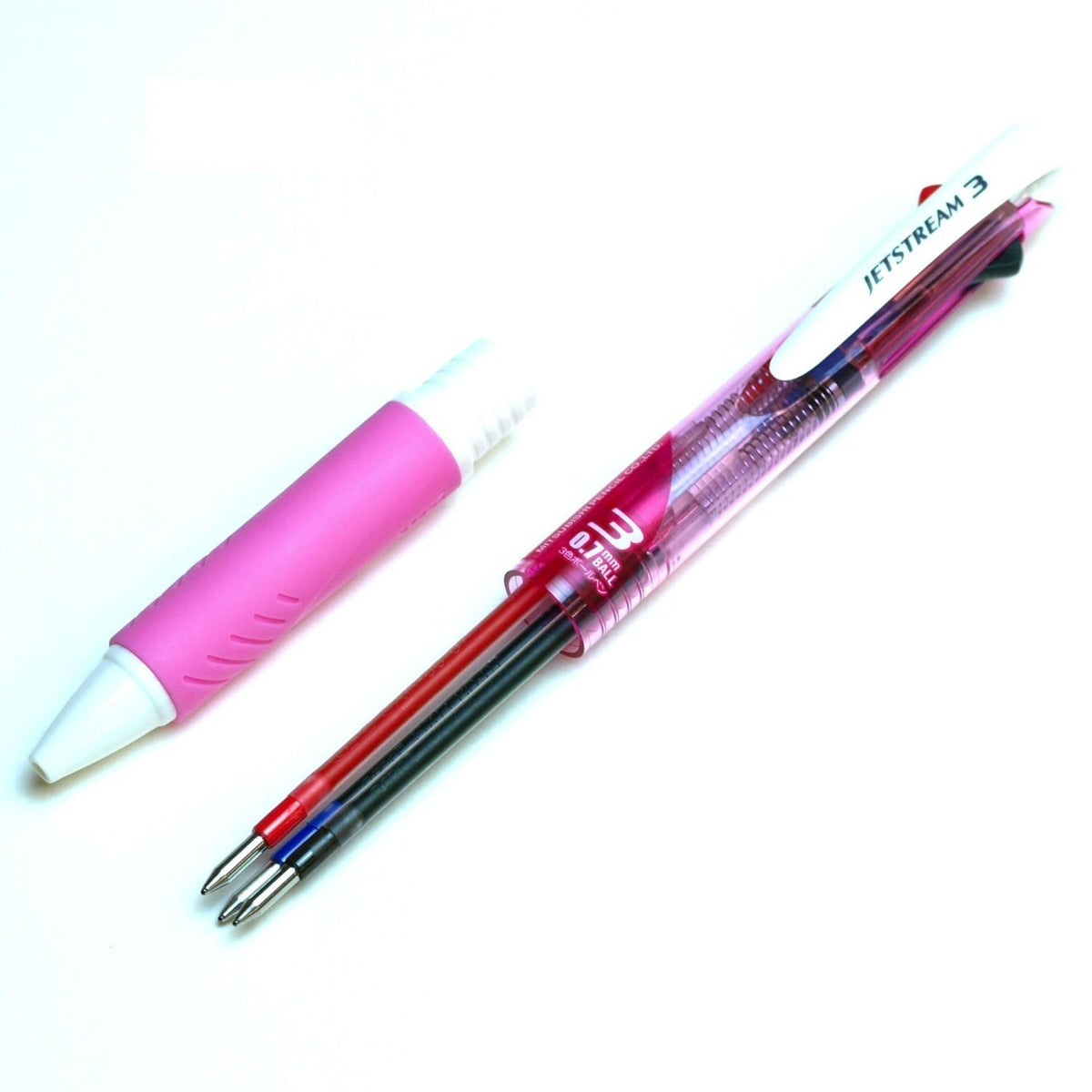 Mitsubishi Pencil Jetstream 3-Color Ballpoint Pen 0.7mm Pink