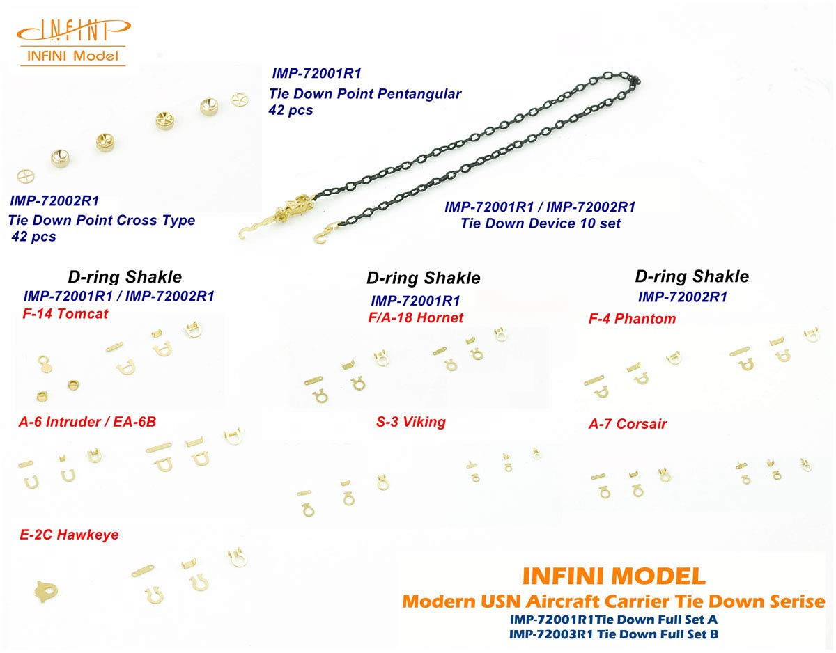Infinity Model 1/72 Scale US Navy Carrier Tie Down &amp; Device Set B