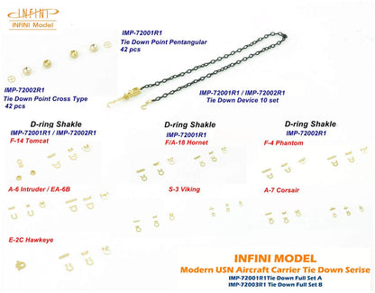 Infinity Model 1/72 Scale US Navy Carrier Tie Down &amp; Device Set B