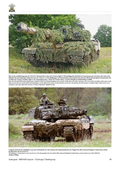 Tankograd Challenger 2 Combat Group Model Reference Book TG-F9041