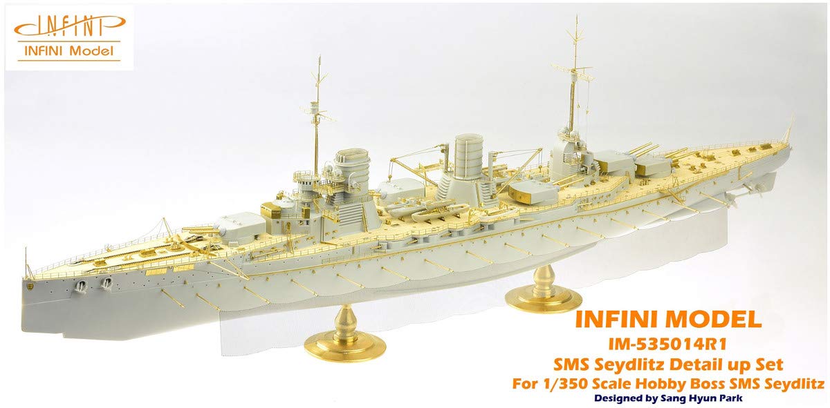 Infini Model 1/350 Scale Parts Set for German Navy Cruiser Seydlitz