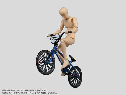 MIC D.I.G. BMX Race Figure Blue Plastic Model Kit