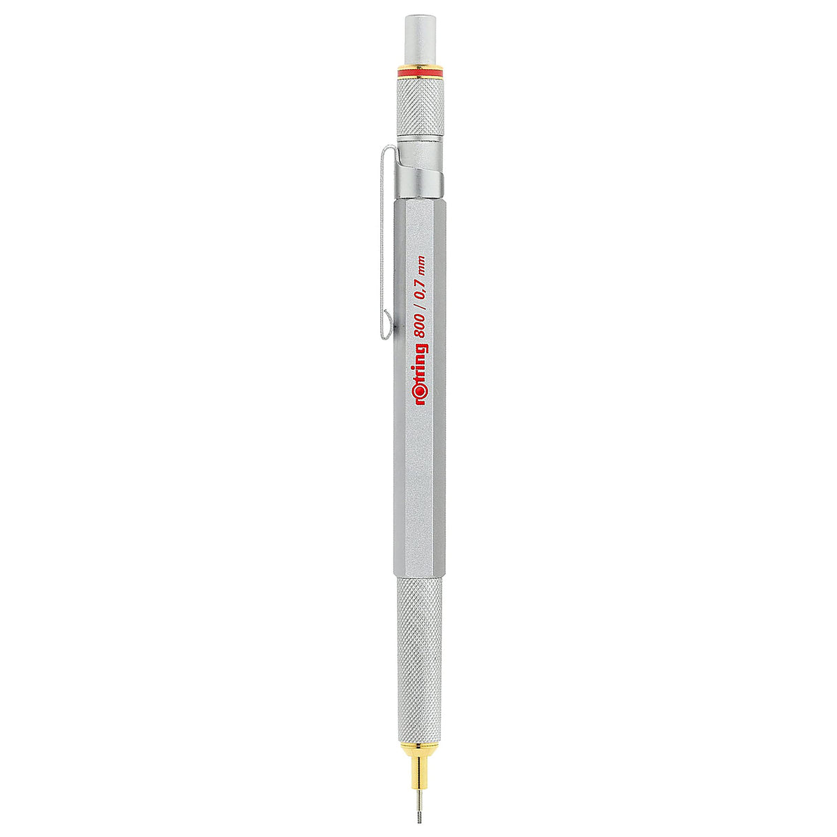 Rotring Mechanical Pencil 0.7mm Silver Precision Writing Tool