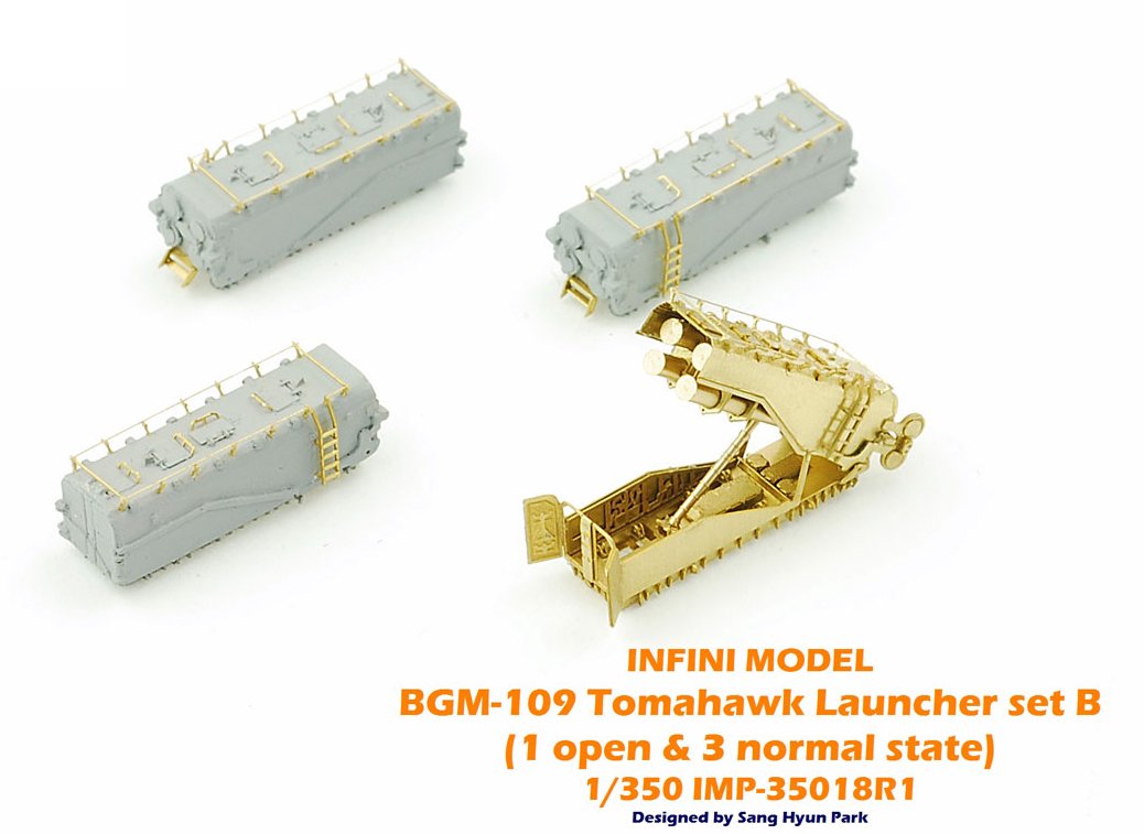 Infinity Model 1/350 U.S. Military Tomahawk Missile Set B Model Parts