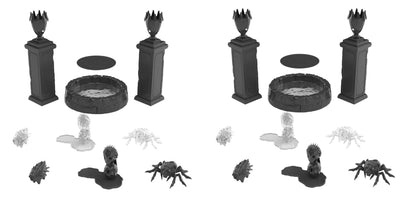 BANDAI SPIRITS 30MF Custom Structure 2-Pack Color-Coded Model Kit