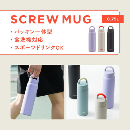 Peacock 750ml Insulated Water Bottle with Handle for Easy Carrying