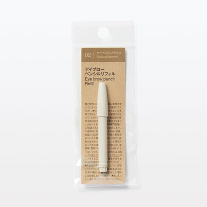 Mujirushiryouhin Eyebrow Pencil Refill Natural Brown