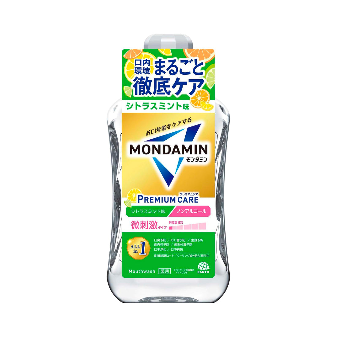 Mondahmin Alcohol-Free Citrus Mint Mouthwash 1000ml