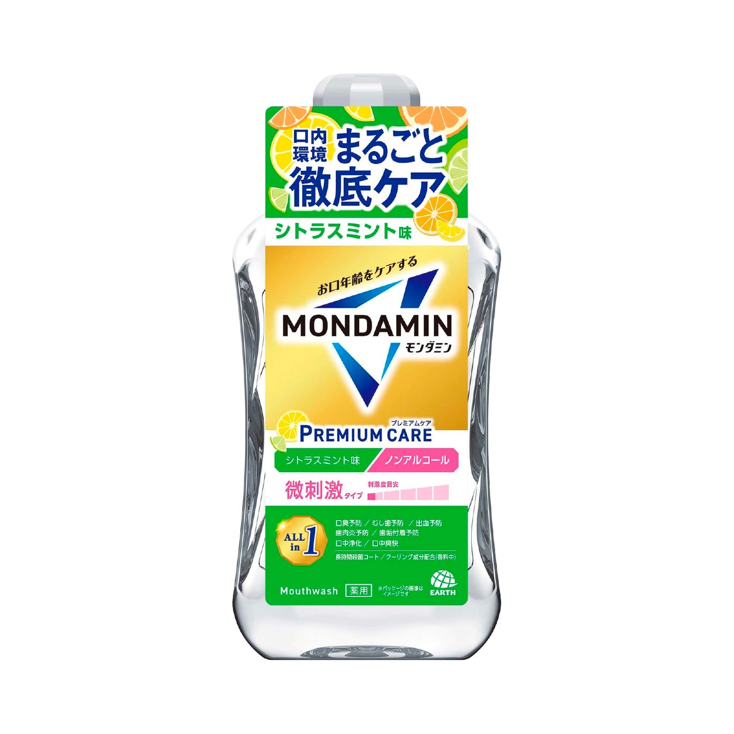 Mondahmin Alcohol-Free Citrus Mint Mouthwash 1000ml