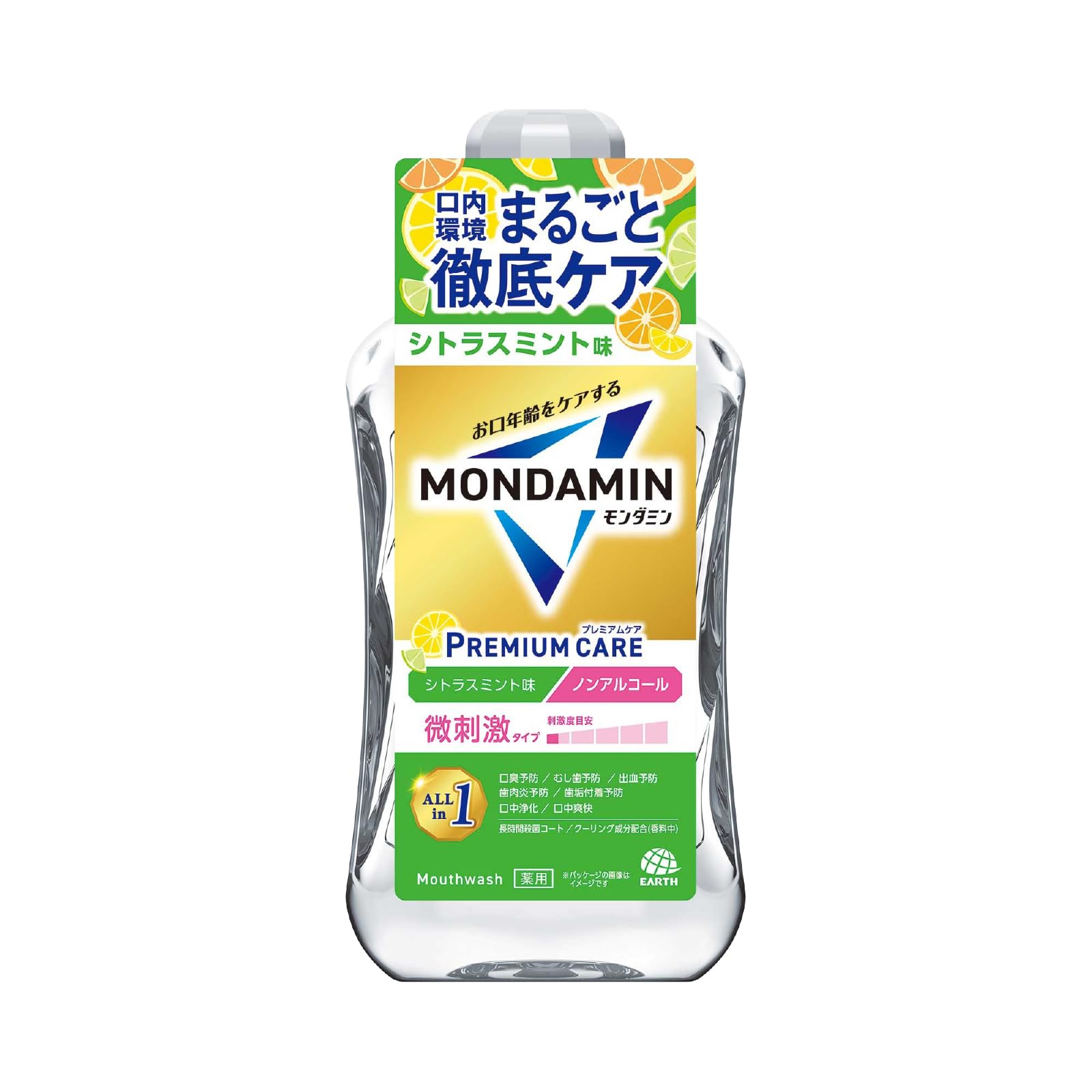 Mondahmin Alcohol-Free Citrus Mint Mouthwash 1000ml
