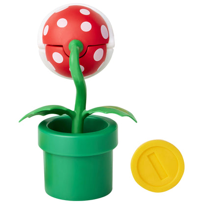 Sanei Super Mario Figure Collection Plus Piranha Plant with Coin