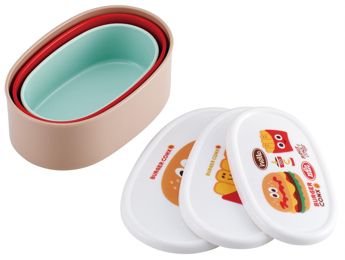 Skater Bento Box Set with Sealable Containers for Easy Meal Prep
