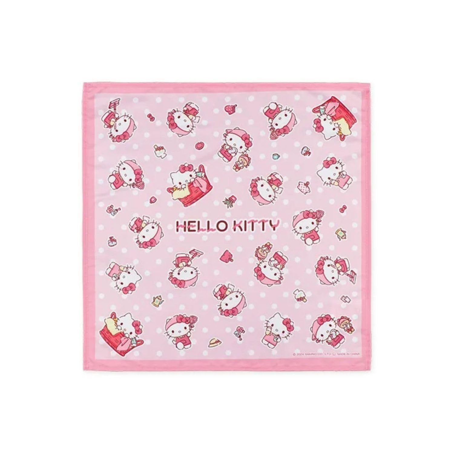 Salonジェ Sanrio Napkin Set Featuring Hello Kitty 43x43cm