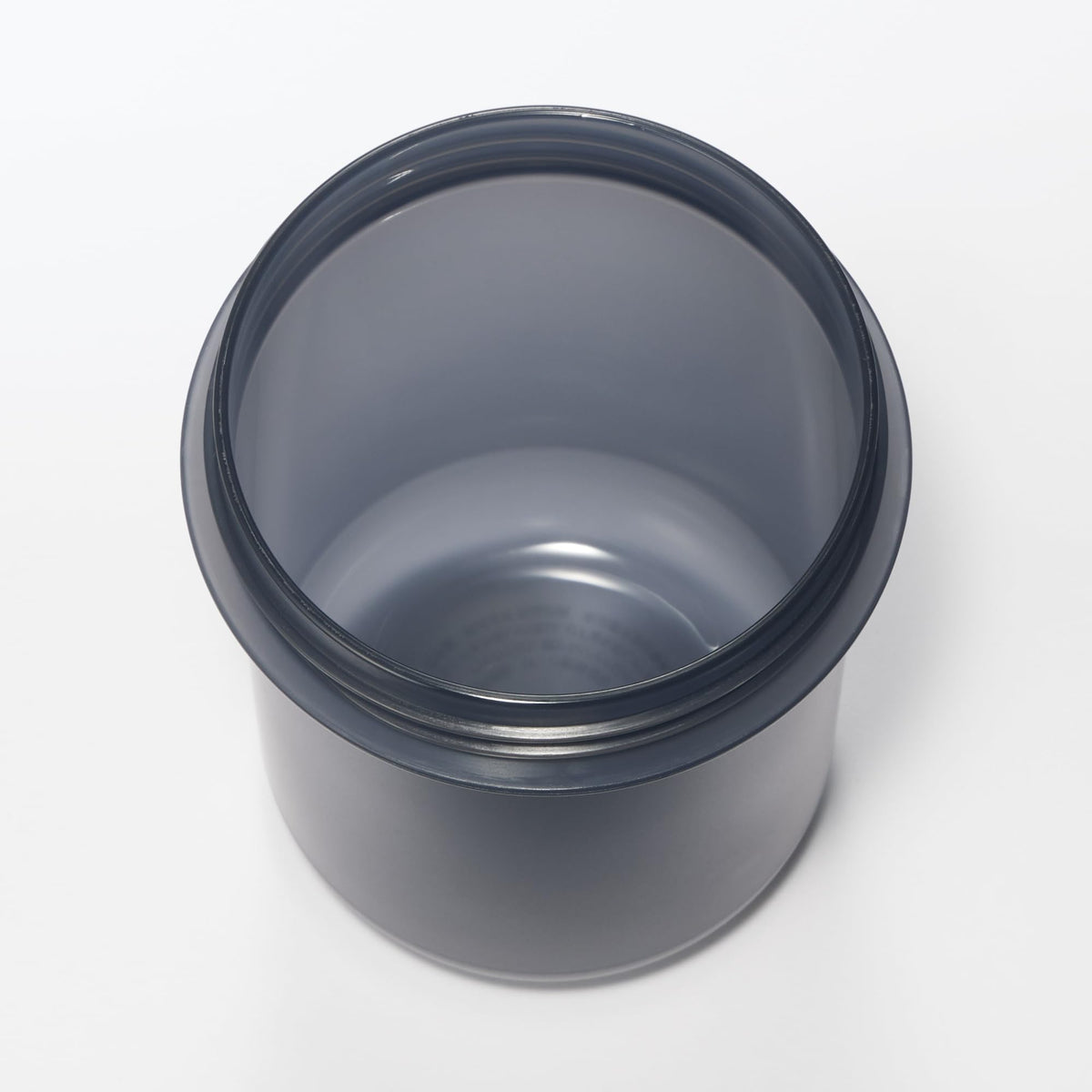 Mujirushiryouhin Lunch Capsule with Topping Cup 350mL Black