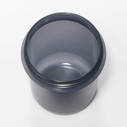 Mujirushiryouhin Lunch Capsule with Topping Cup 350mL Black