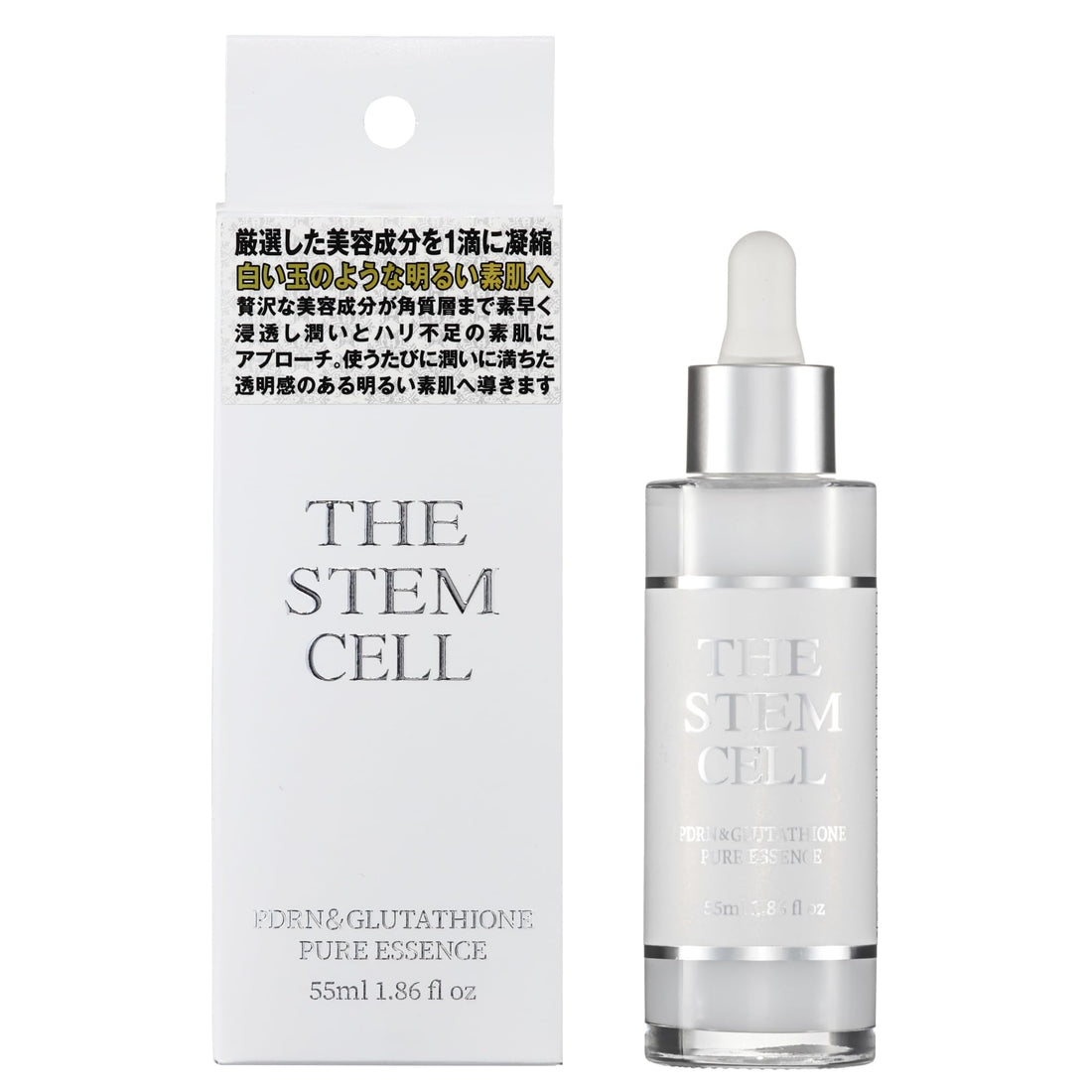 KOR JAPAN Pure Essence PDRN and Glutathione 55ml for Japanese Skincare