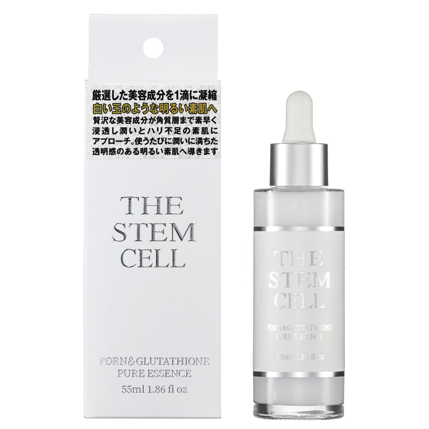 KOR JAPAN Pure Essence PDRN and Glutathione 55ml for Japanese Skincare