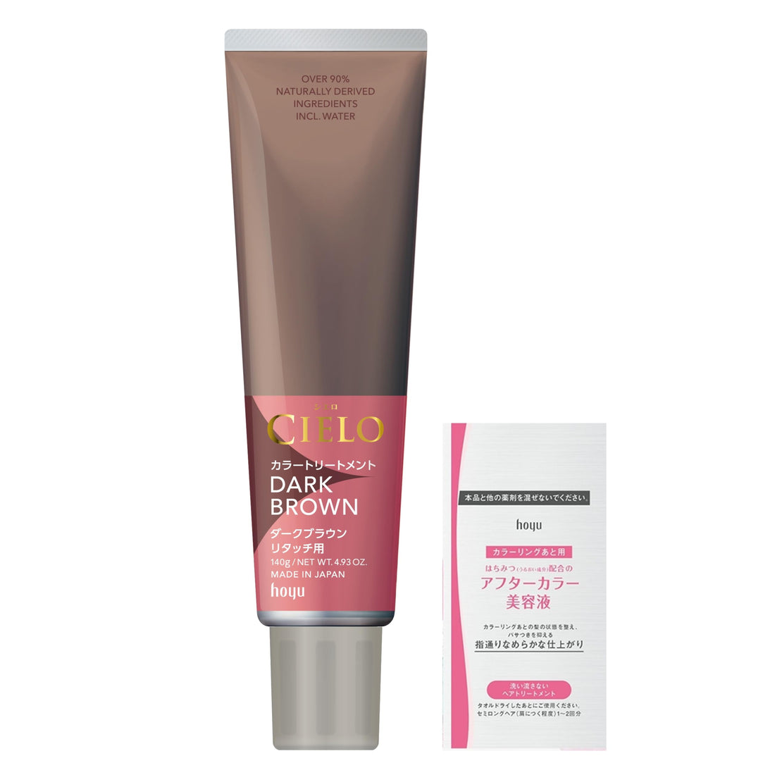CIELO Color Treatment Retouch Dark Brown 140g with Bonus