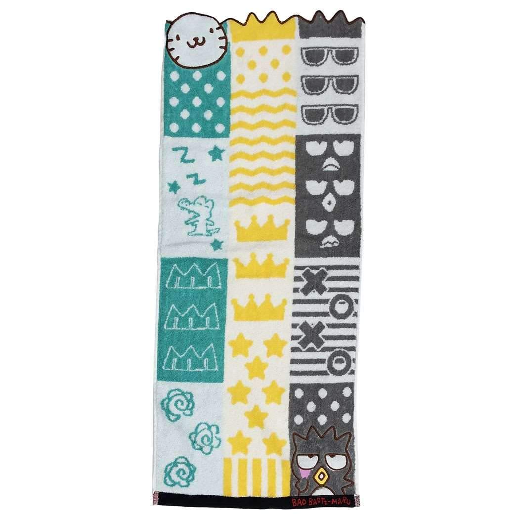 Marushin Face Towel Soft Touch 34x80cm Sanrio Bad Batz Maru