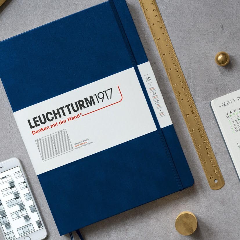 LEUCHTTURM1917 A5 Lined Notebook Lilac Perfect for Organizing Notes